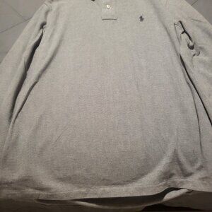 Polo Ralph Lauren, Men's longsleeved tee (grey, medium), great condition! $20